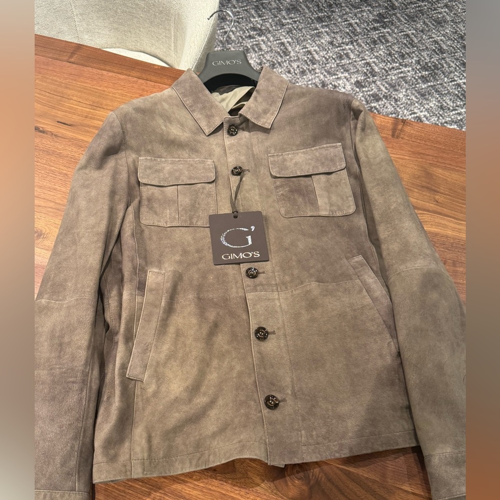 Gimos Brown Suede Jacket